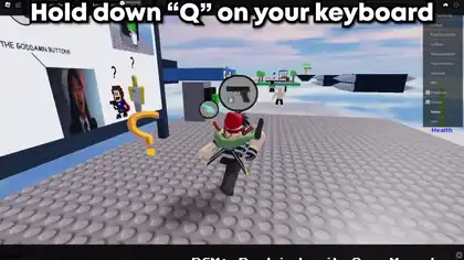 I Wanna Test The Game switching onto the pistol with Q and E